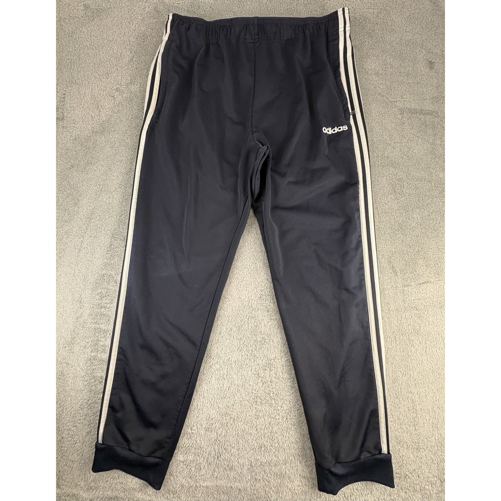 Adidas Originals Men's Beckenbauer Adicolor Track Pants Black 3-Stripe Size XL